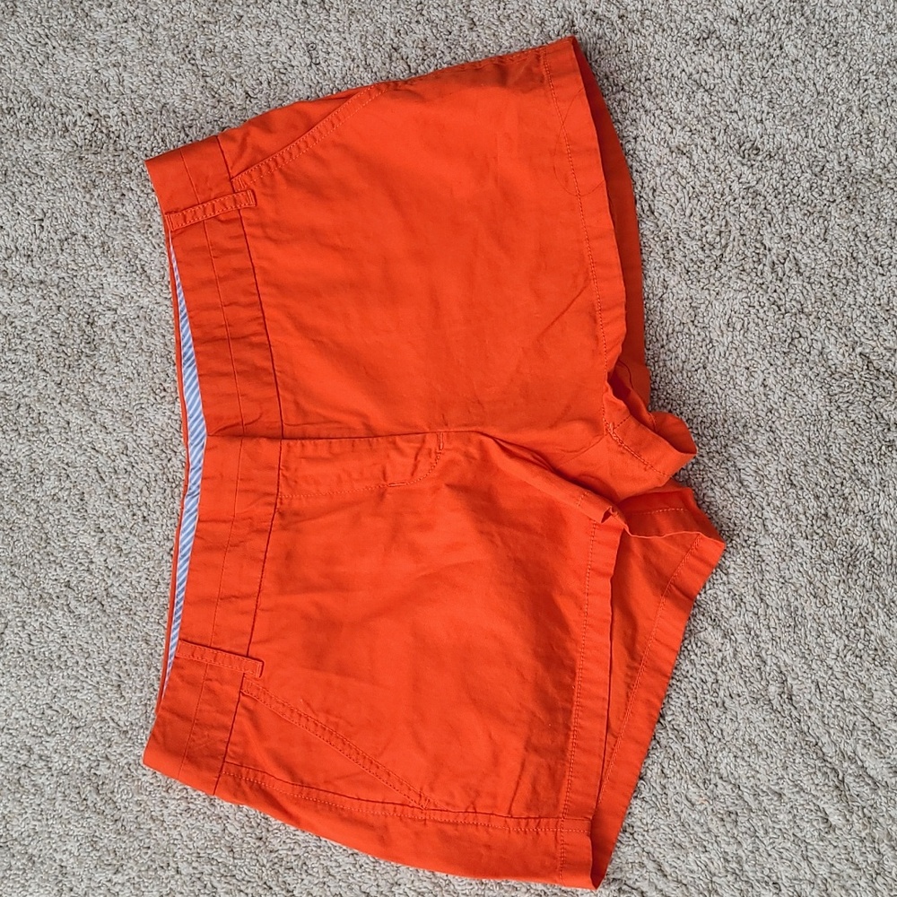 J. Crew orange shorts size 6